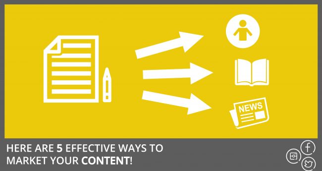 Social Vantage Top 5 Effective Ways to Market Your Content